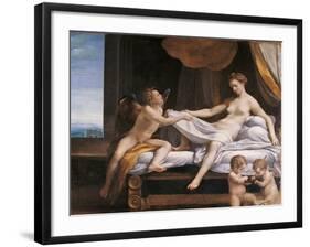 Jupiter and Dana-Correggio-Framed Giclee Print