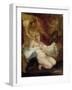 Jupiter and Danae, 17th Century-Peter Paul Rubens-Framed Giclee Print