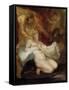 Jupiter and Danae, 17th Century-Peter Paul Rubens-Framed Stretched Canvas