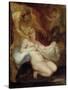 Jupiter and Danae, 17th Century-Peter Paul Rubens-Stretched Canvas