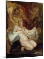 Jupiter and Danae, 17th Century-Peter Paul Rubens-Mounted Giclee Print