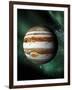 Jupiter And Earth, Artwork-Victor Habbick-Framed Photographic Print