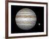 Jupiter And Earth Compared, Artwork-Walter Myers-Framed Photographic Print