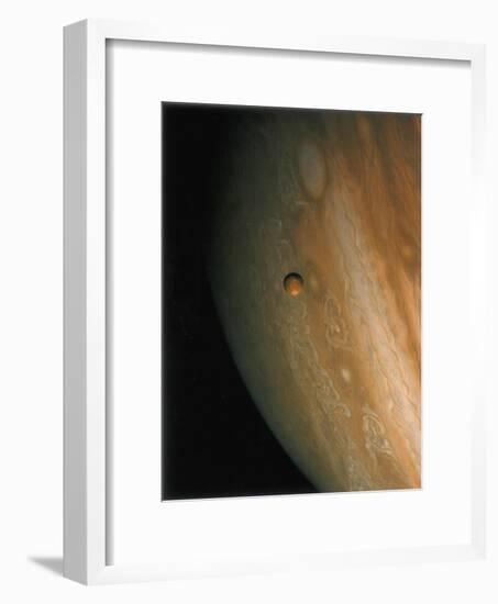 Jupiter and Io, One of its Moons, 1979-null-Framed Giclee Print