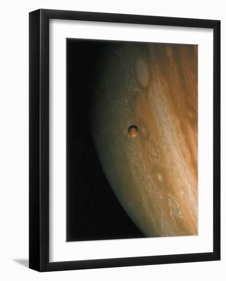 Jupiter and Io, One of its Moons, 1979-null-Framed Giclee Print