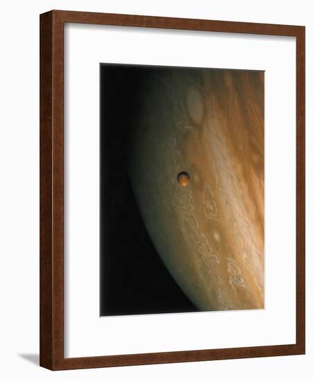 Jupiter and Io, One of its Moons, 1979-null-Framed Giclee Print