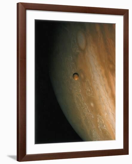 Jupiter and Io, One of its Moons, 1979-null-Framed Giclee Print