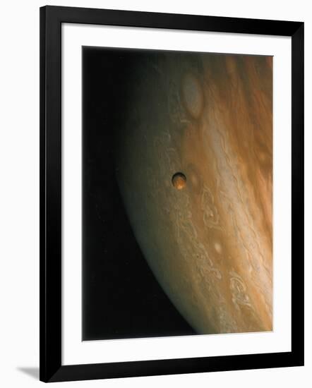 Jupiter and Io, One of its Moons, 1979-null-Framed Giclee Print