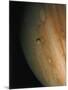 Jupiter and Io, One of its Moons, 1979-null-Mounted Giclee Print