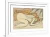 Jupiter and Jocasta-Max Beckmann-Framed Premium Giclee Print