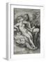 Jupiter and Juno, C.1593-94 (Engraving on Laid Paper)-Hendrik Goltzius-Framed Giclee Print