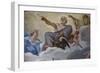 Jupiter and Junon Detail of The council of the Gods, fresco-Giovanni Lanfranco-Framed Giclee Print