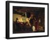 Jupiter and Mercury at Philemon's and Baucis, C. 1608-09-Adam Elsheimer-Framed Giclee Print