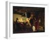 Jupiter and Mercury at Philemon's and Baucis, C. 1608-09-Adam Elsheimer-Framed Giclee Print