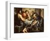 Jupiter and Mercury with Philemon and Baucis, 1620-1625-Peter Paul Rubens-Framed Giclee Print