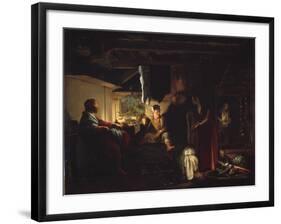 Jupiter and Mercury-Adam Elsheimer-Framed Giclee Print