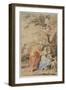 Jupiter and Mnemosyne, 1733-Jacob De Wit-Framed Giclee Print