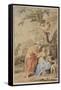 Jupiter and Mnemosyne, 1733-Jacob De Wit-Framed Stretched Canvas