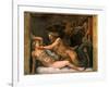 Jupiter and Olympia, 1526-1534-Giulio Romano-Framed Giclee Print