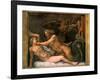 Jupiter and Olympia, 1526-1534-Giulio Romano-Framed Giclee Print