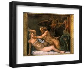 Jupiter and Olympia, 1526-1534-Giulio Romano-Framed Giclee Print