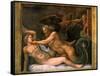 Jupiter and Olympia, 1526-1534-Giulio Romano-Framed Stretched Canvas