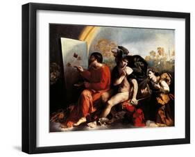 Jupiter and Painter-Dosso Dossi-Framed Giclee Print