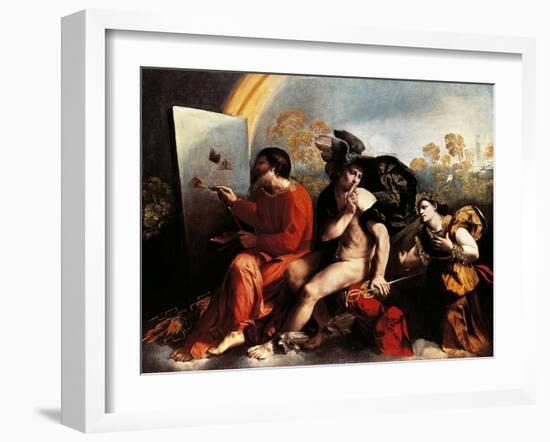 Jupiter and Painter-Dosso Dossi-Framed Giclee Print