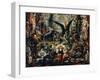 Jupiter and Semele, 1894-95 (Detail)-Gustave Moreau-Framed Giclee Print