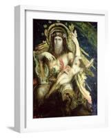 Jupiter and Semele-Gustave Moreau-Framed Giclee Print