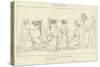 Jupiter and the Muses-John Flaxman-Stretched Canvas