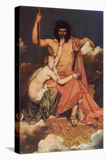 Jupiter and Thetis-Jean-Auguste-Dominique Ingres-Stretched Canvas