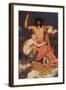 Jupiter and Thetis-Jean-Auguste-Dominique Ingres-Framed Art Print