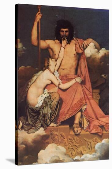 Jupiter and Thetis-Jean-Auguste-Dominique Ingres-Stretched Canvas