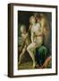 Jupiter, Antiope and Cupid-Johann or Hans von Aachen-Framed Giclee Print