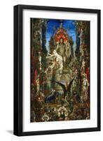 Jupiter Et Semélé (Detail), 1894-1896-Gustave Moreau-Framed Giclee Print