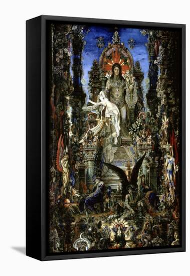 Jupiter et Semele-Gustave Moreau-Framed Stretched Canvas