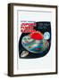 Jupiter Flying Saucer-null-Framed Art Print