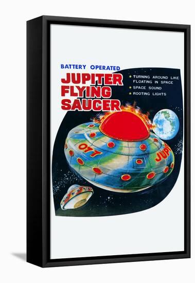 Jupiter Flying Saucer-null-Framed Stretched Canvas