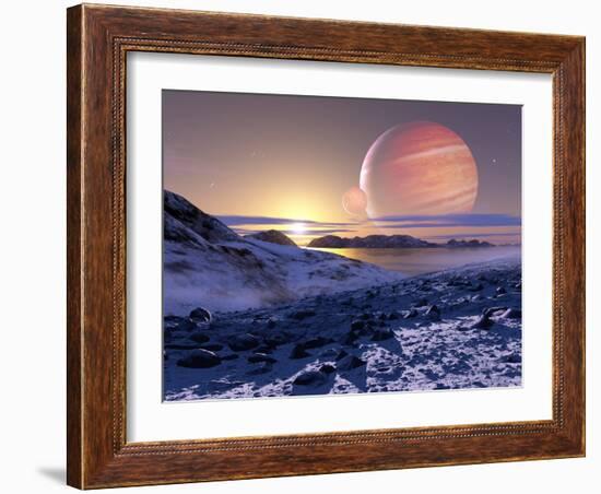 Jupiter From Europa, Artwork-Detlev Van Ravenswaay-Framed Photographic Print