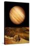 Jupiter From Io-Detlev Van Ravenswaay-Stretched Canvas