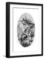 Jupiter Hurling Thunderbolts at the Vices, 1554-1556-L Chapon-Framed Giclee Print