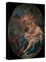 Jupiter, in the Guise of Diana, and Callisto, 1763-Francois Boucher-Stretched Canvas