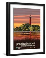 Jupiter Inlet Lighthouse Outstanding Natural Area In Florida-Bureau of Land Management-Framed Art Print