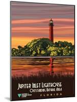 Jupiter Inlet Lighthouse Outstanding Natural Area In Florida-Bureau of Land Management-Mounted Art Print