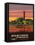 Jupiter Inlet Lighthouse Outstanding Natural Area In Florida-Bureau of Land Management-Framed Stretched Canvas