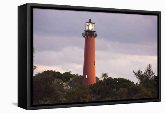 Jupiter Inlet Lighthouse-benkrut-Framed Stretched Canvas