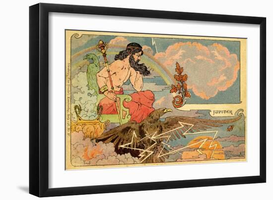 Jupiter / Jove-Ernest Louis Lessieux-Framed Giclee Print