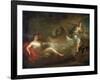 Jupiter, Juno and Io, 1710s-Jean-Marc Nattier-Framed Giclee Print