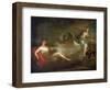 Jupiter, Juno and Io, 1710s-Jean-Marc Nattier-Framed Giclee Print